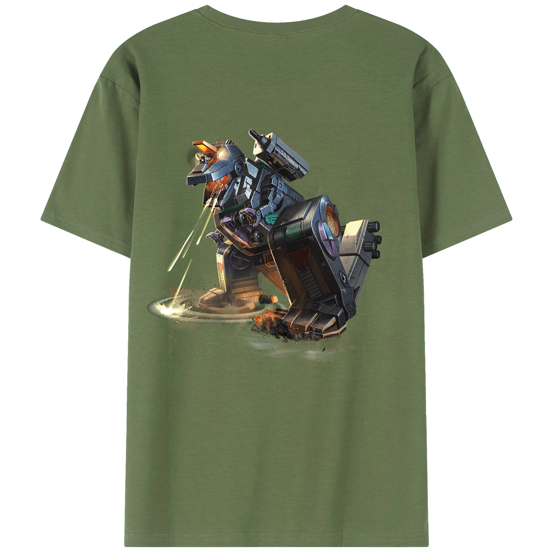 （画像用） Transformers トランスフォーマー 綿100％ メンズ半袖Tシャツ（バックプリント） 通気性